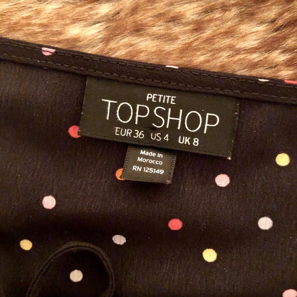 Topshop Polka Dot Cami - Picture 4 of 4